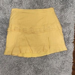 Yellow medium skirt